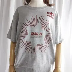 半袖 Tシャツ ICECREAM BBC マカビア競技大会 コーチ M グレー系