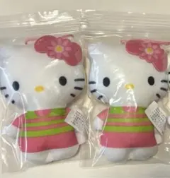 マクドナルドハッピーセット ハローキティ50周年記念 ストライプフラワーセット