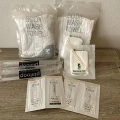 お泊まりセット♪新品未使用♡エリクシール化粧水乳液サンプル2回分付き！