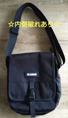 ☆セール☆XLARGE ブラック ショルダーバッグのサムネイル