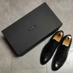 【Dolce&Gabbana】未使用品箱付 ウイングチップデザインレザーシューズのサムネイル
