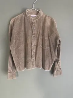 チャオパニック コーデュロイシャツ