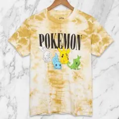 海外限定品、 ポケモン×タイダイ染め　90s復刻デザインTシャツ。入手困難
