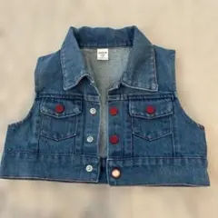 SHEIN デニムノースリーブベスト