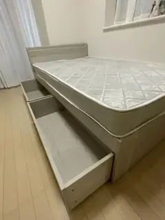 美品, 値下げしました！】ニトリ セミダブル収納ベッド アザン3 - メルカリ