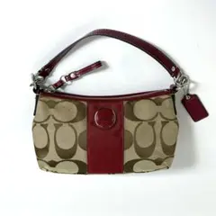 Coach Signature Mini Bag Red Y2K pouch