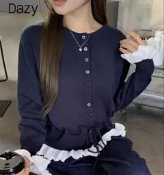 SHEIN DAZY レイヤード風トップス　韓国