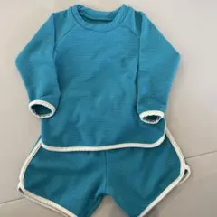 オーシャンアンドグラウンド 水着　ラッシュガード　セット　90 マーキーズ