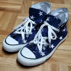 ALL STAR 星柄 ハイカットシューズ ネイビー/ホワイト　24.5cm