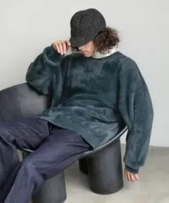 HARE ハレ　シャギーニットプルオーバー