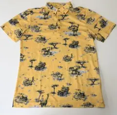 Callaway アフリカ動物柄ポロシャツ L