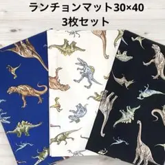 入園入学準備 ランチョンマット30×40 3枚セット 枚数組合変更可　男の子85