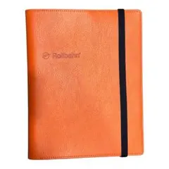 Rollbahn オレンジ レザー ノート