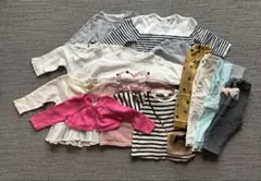 秋冬春 プティマイン 他 キッズ服 80センチ 1歳 13点セット