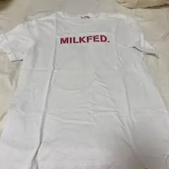 MILKFED. ロゴプリント Tシャツ ホワイト