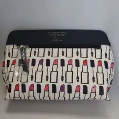 【新品未使用】エスティローダー 口紅柄の化粧ポーチ