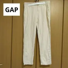 GAP GIRLFRIEND CHINO 麻混 綿　サイド刺繍　チノパン