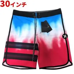 Hurley 水着 ハーレー サーフパンツ Sサイズ 30インチ青白赤