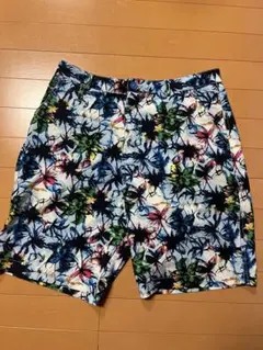 ★コロンビアPFG ストレッチナイロンパンツ L 総柄