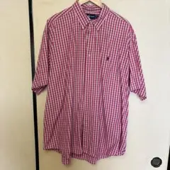 Ralph Lauren Blake 半袖シャツ XXL 赤白チェック