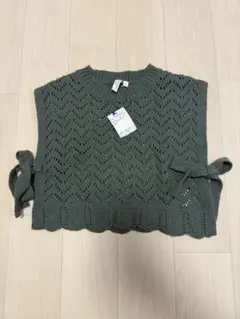 samansa mos2 ノースリーブ　ニットベスト