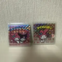 サンリオキャラクターズマンシール マイメロクロミ　シークレット