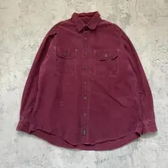 90s【WOOLRICH】ウールリッチ（XL）ワークシャツ＊ヘビーコットン
