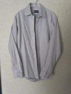 J*e様 スーツセレクト　ラウンドカラーシャツ　ライトグレーM84 スキニーフィ