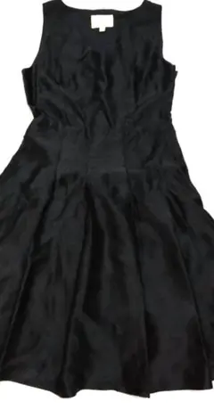 NATURAL BEAUTY ブラックノースリーブワンピース USA4