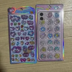 ハッピーマーチ　おはじきシール　まじかるみゅーちゃん　うるちゅるポップシール