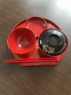 ⭐︎美品⭐︎お食い初め食器【女の子用】