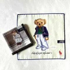 【タグ付き】ポロラルフローレン ポロベア タオルハンカチ & ハンカチセット ④