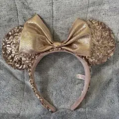 東京ディズニーリゾート ピンクゴールドカチューシャ