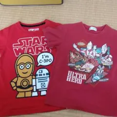 スター・ウォーズ & ウルトラヒーロー Tシャツ 2枚セット