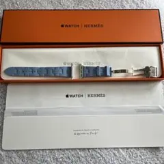 Apple Watch HERMÈS キリムバンド ブルーパステル42mm