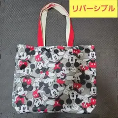Disney ミッキーとミニー　リバーシブル トートバッグ 　新品未使用品