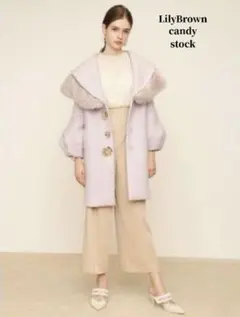 LilyBrown candystock コート　ビジュー