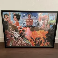 ワンピース ジグソーパズル 黒フレーム付き