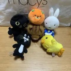 小型ぬいぐるみ 6体セット