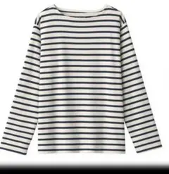 無印良品　太番手　ボートネック長袖Tシャツ　サイズXL