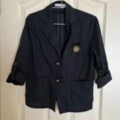 紺ブレザー テーラードジャケット