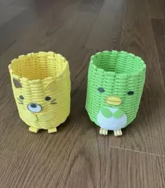 すみっこぐらし　ペンギン　ネコ　小物入れとぬいぐるみ6個と小物4個