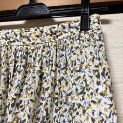 beams Heart 花柄フレアロングスカート