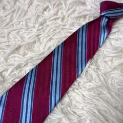 【美品/希少】ブルックスブラザーズ　ネクタイ　ヘリンボーン　ストライプ