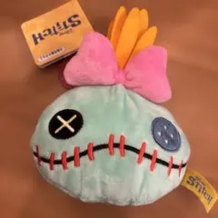 ディズニー　リロアンドスティッチ スクランプ　ぬいぐるみマスコットポーチ　新品