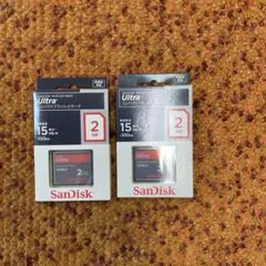 SanDiskUltra コンパクトフラッシュカード 2GB2個セット新品未使用