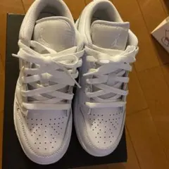 エアジョーダンワン ロー GS 白 ホワイト 22.5cm