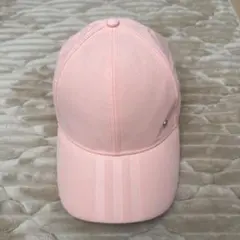 ADIDAS GOLFピンク ストライプキャップ　美品