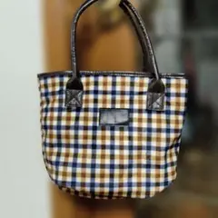Aquascutum チェック柄 トートバッグ