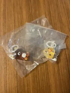 リラックマ クリアマスコットチャーム　めじるしアクセサリー